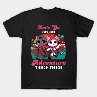 Adventure Together - Valentine Cat T-Shirt